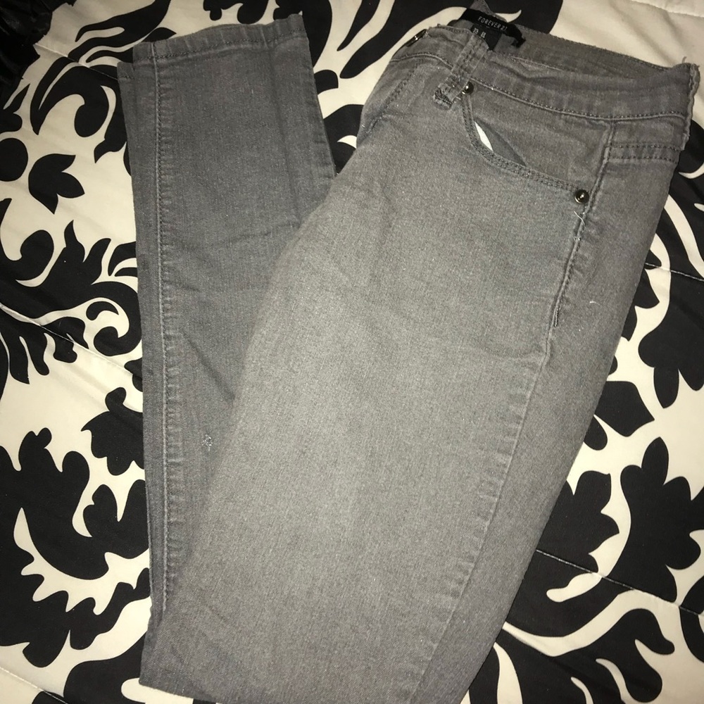 Grey forever 21 jeans